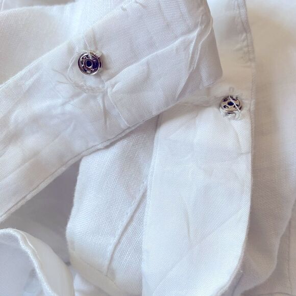 Mercer & Madison White Linen Sundress Size 6 - Picture 6 of 6